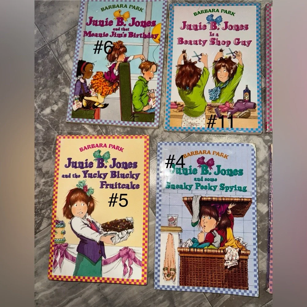 Junie B. Jones 9 Book Lot Barbara Park Kids Chapter Books Scholastic